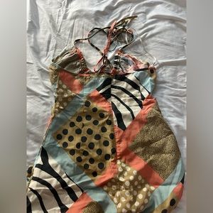 Small multicolor woman's long dress